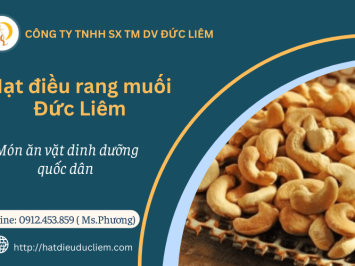 Món ăn vặt dinh dưỡng quốc dân - Hạt điều Đức Liêm Bình Phước