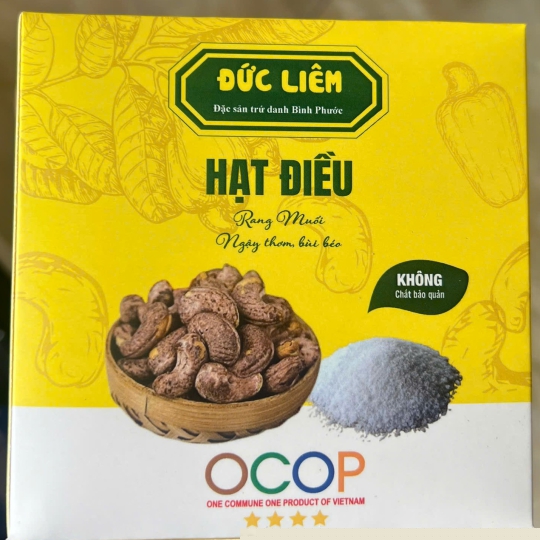 Hạt điều rang muối hộp lễ 100gr