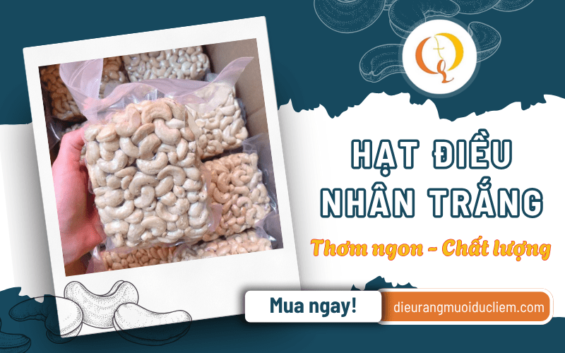 hạt điều nhân trắng
