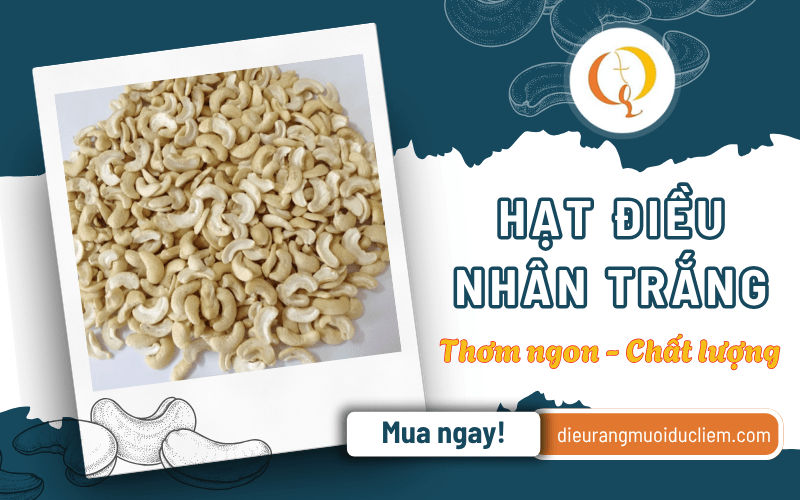 hạt điều nhân trắng