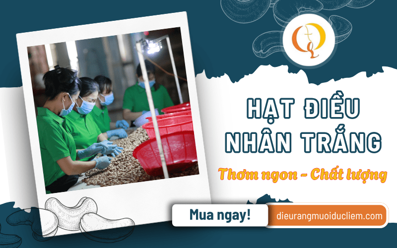 hạt điều nhân trắng