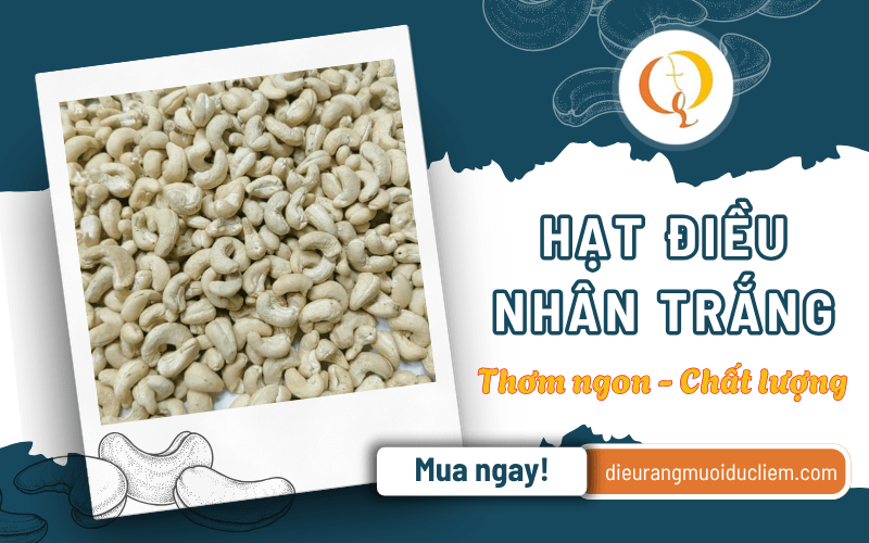 hạt điều nhân trắng