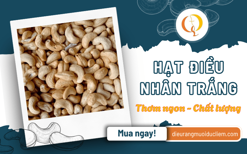 hạt điều nhân trắng